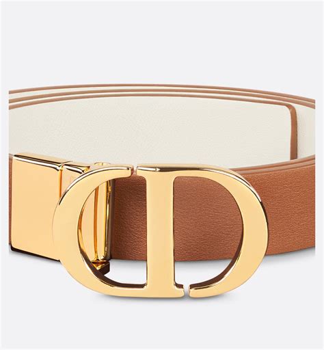 30 Montaigne Reversible Belt Golden Saddle and .